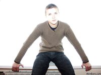 Boy like posing