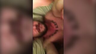 Enduring the pain of this huge cock in my ass