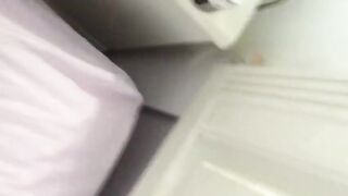 Verbal stud fucks and cums in a Toy