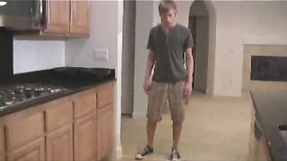 Guy Cleaning Floor BDSM