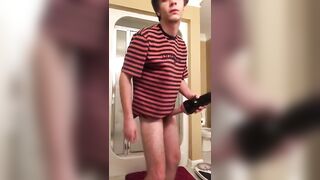 Jerking off with fleshlight