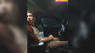 Being fucked by stranger in a parking lot