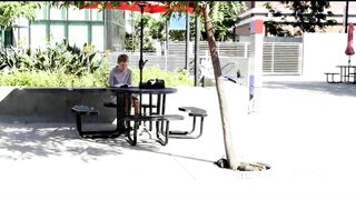 Two cute students have sex