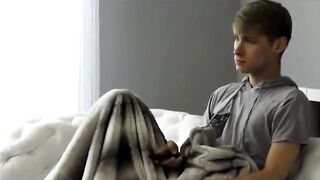 Twinks has fun with a sex toy and fucking