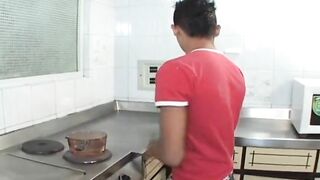 Kitchen gay latin sex