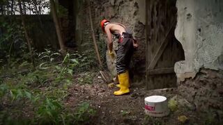 Super cute twink boy bareback fucked by BF