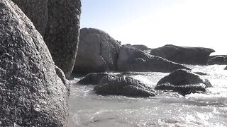 Hot gay sex after a walk on the beach