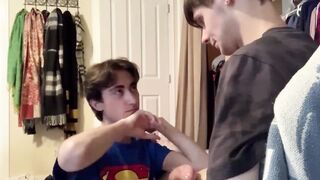 Handjob with amazing cumshot