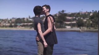 Very cute twink couple and hard gay porn bareback