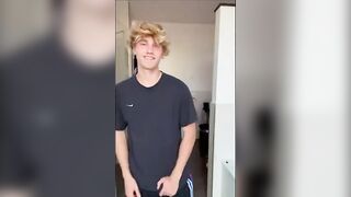 Surfer dude whips out his wiener