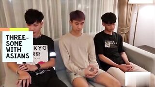 Horny Asian Boys Threesome