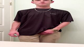 21yo jerks off in the bathroom