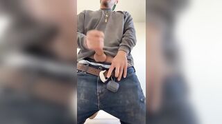 Horny Latino Stud Cum