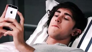 Two gay boys lovers fucking in bed part.25