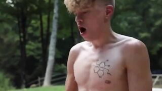 Awesome cute guys fucking outdoor 050