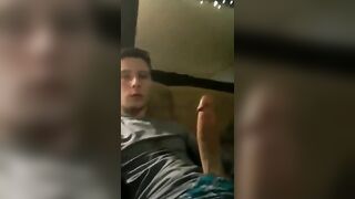 Stud cums handsfree