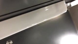 Males are pissing in the toilet.