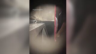 Males are pissing in the toilet.