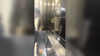 Males are pissing in the toilet.