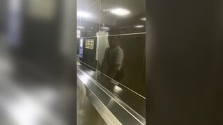 Males are pissing in the toilet.