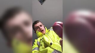 Twink spurts his cum