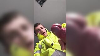 Twink spurts his cum