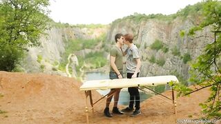 Awesome cute guys fucking outdoor 190
