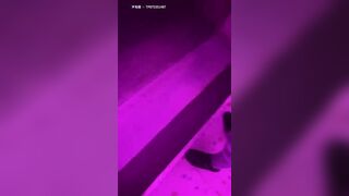 Males are pissing in the toilet.