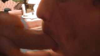 Tyler teases the huge tool, or does it tease him?