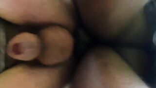 Inside my ass black cock