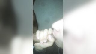 young french slut suck big black cock & big facial (p2)