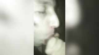 our french slut suck big black cock with big facial